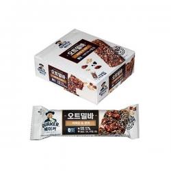 롯데제과 퀘이커 오트밀바 카카오 앤드 쿠키, 35g, 12개