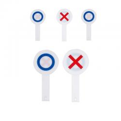 Mame 게임용 퀴즈소품 Ox판 화이트 1세트