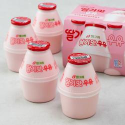 빙그레 딸기맛 우유 240ml 8개