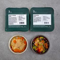 집반찬연구소 간장소스어묵볶음 150g + 오이부추무침 180g 1세트