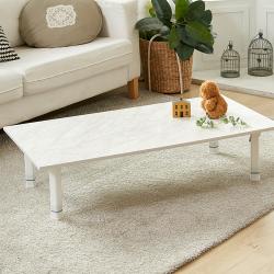 B&home Lpm 마블 사각 접이식 테이블 1200 X 600 Mm 혼합색상