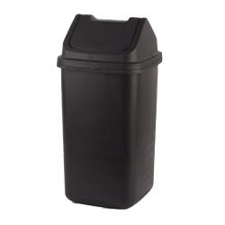 바이굿즈 정사각 종량제 휴지통 50l 블랙 1개