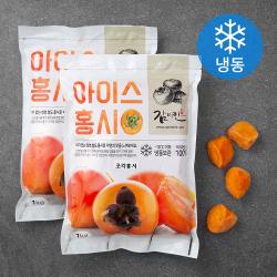 감미인 한입 쏙 조각 아이스홍시 냉동 1kg 2개