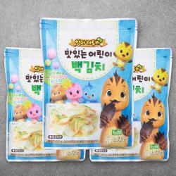 풍산김치 맛있는 어린이 백김치 300g 3개
