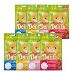 캣템 스피루리나 고양이 덴탈 간식 60g 치킨 비프 쉬림프 오션피쉬 8개