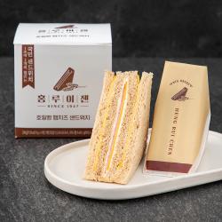 홍루이젠 호밀빵 햄 치즈 샌드위치 74g 4개