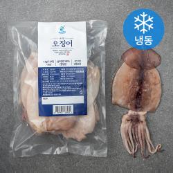 [로켓프레시] 은하수산 원양산 손질 오징어 7~9미 (냉동), 1kg, 1개