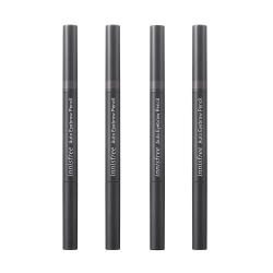 이니스프리 납작 아이브로우 오토펜슬 0.3g 4개입, 4호 새벽 이슬 애쉬 브라운, 1세트