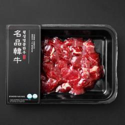 횡성명품한우 횡성한우 1+등급 국거리용 냉장 180g 1개
