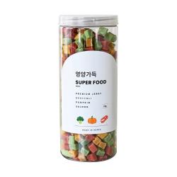 제로랩스 반려견 영양가득 져키 1kg 브로콜리 + 단호박 + 연어 혼합맛 1개
