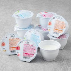 남양유업 떠먹는 불가리스 딸기 85g x 4개 + 플레인 85g x 4개 + 복숭아 85g x 2개, 1세트