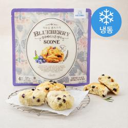 [로켓프레시] 뚝방길홍차가게 블루베리 스콘 생지 4개입 (냉동), 320g, 1개