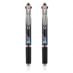 유니 제트스트림 3색 볼펜 0.5mm Sxe3 404 05 2개 블랙