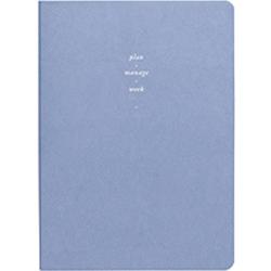 바이풀디자인 생각보관함 슬림 B5 2023 주간 다이어리, 캐시미어 블루