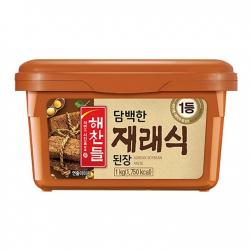 해찬들 재래식 된장 1kg 1개
