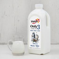 요플레 Only 3 플레인 요거트 대용량 1800ml 1개