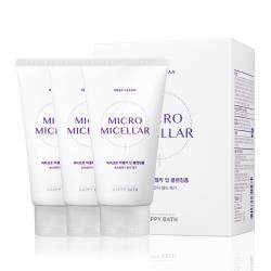 해피바스 마이크로 미셀라 딥 클렌징폼 150g 3개