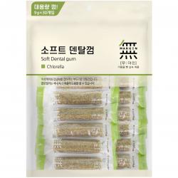 무마진 강아지 소프트 덴탈껌 대용량 30p 클로렐라 1개