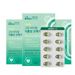 셀트리온 이너랩 그린 바이탈 식물성 오메가3, 60캡슐, 3개