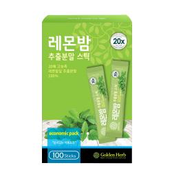 골든허브 20배 고농축 레몬밤 추출분말 스틱 1g 100포