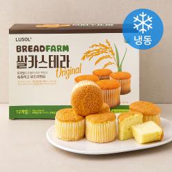  로켓프레시 루솔 브레드팜 쌀카스테라 오리지널 12입 냉동 300g 1개