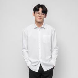 캐럿 남성용 구김 없는 링클프리 베이직 긴팔 셔츠