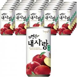 자연은 내사랑 사과 과일주스 180ml, 180ml, 30개
