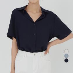 아피나르 찰랑 반팔 셔츠 블라우스