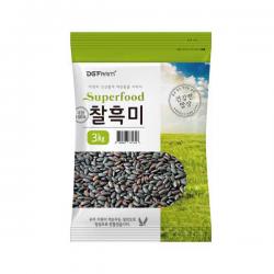 건강한밥상 국산 찰흑미, 3kg, 1개