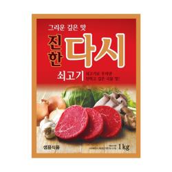 샘표 쇠고기맛이진한다시 1kg 1개