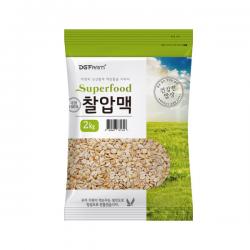 건강한밥상 국산 찰압맥, 2kg, 1개