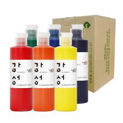 스노우키즈 감성물감 색감교육용 핑거페인트 250ml 6색