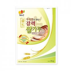 햇쌀마루 골드 강력 쌀가루 국산, 3kg, 1개