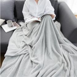 코멧 홈 극세사 담요 그레이