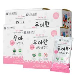 서울대밥스누 우아한 오가닉 어린이 김 1.5g 무조미 40개