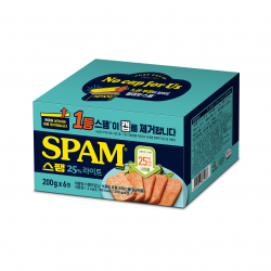 스팸 25% 라이트 햄통조림, 200g, 6개