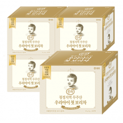 순작 청정지역 무주산 우리아이 첫 보리차 24티백, 보리맛, 4개
