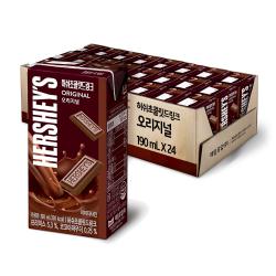 허쉬 초콜릿드링크 오리지널, 190ml, 24개입