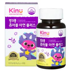 Kinu 핑크퐁 츄어블 아연 플러스 90정 1개