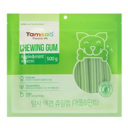 쿠팡 브랜드 탐사 강아지 덴탈 츄잉껌 500g 애플민트 1개