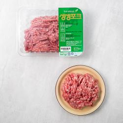 생생포크 무항생제 인증 뒷다리 다짐육 (냉장), 500g, 1팩