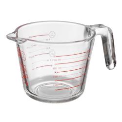 코멧 키친 오븐글라스 내열유리 멀티 계량컵 500ml 1개