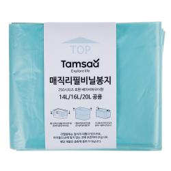 탐사 매직리필비닐봉투 250시리즈 호환 베이비파우더향 10개