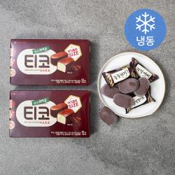 롯데제과 티코 다크초코 아이스크림 냉동 510ml 2개