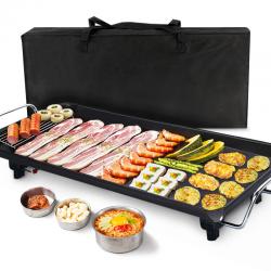홈플래닛 국산 특대형 풀세트 1600w 고화력 5단조절 전기그릴 Mr Egr01