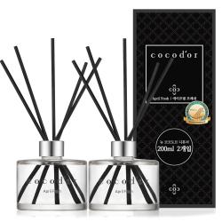 코코도르 New 디퓨저 200ml 2개 + 섬유스틱 10개 세트 에이프릴 프레쉬