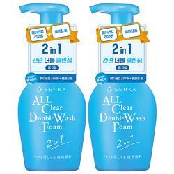 센카 올 클리어 더블 워시 폼 150ml 2개