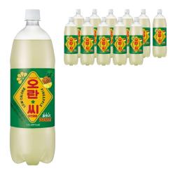 오란씨 파인애플 탄산음료, 1.5L, 12개입