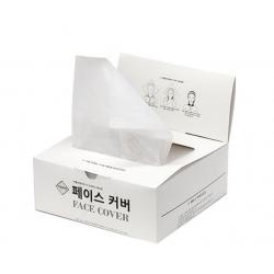 마름모형 부직포 페이스커버 100p, 1박스