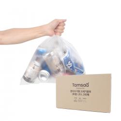 탐사 분리수거 쓰레기용 비닐봉투 투명 20l 200매